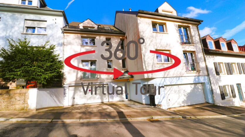 Appartement en vente Bonnevoie-Sud Visite virtuelle 3D ultra réaliste.