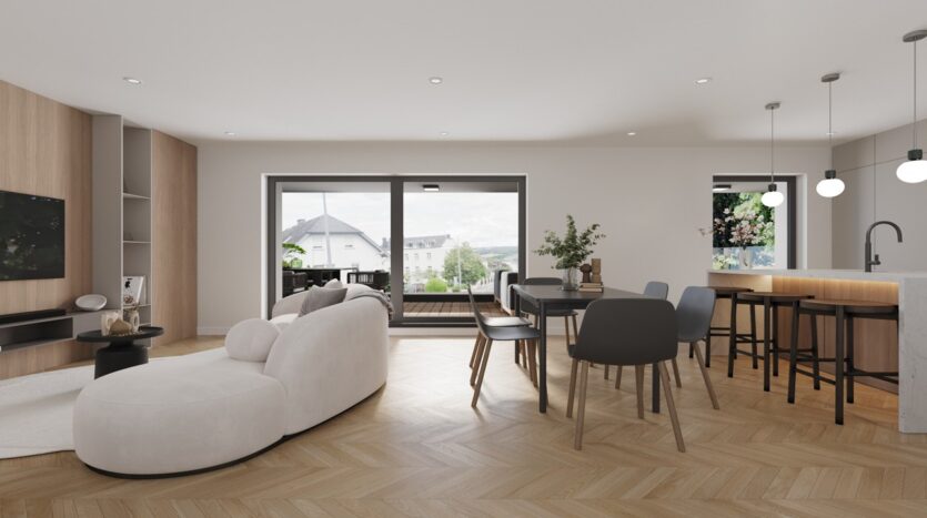 Penthouse 2 chambres avec terrasse exposée sud