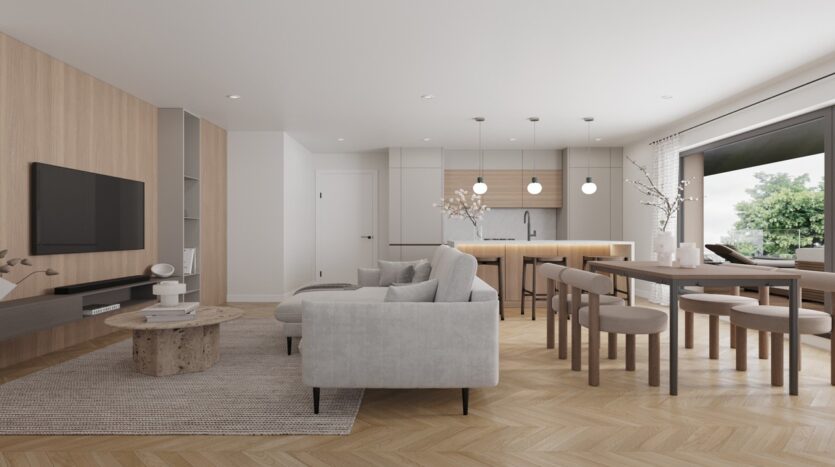 Penthouse 2 chambres avec terrasse exposée sud