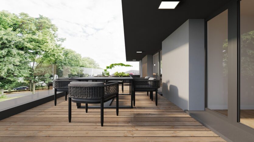 Penthouse 2 chambres avec terrasse exposée sud
