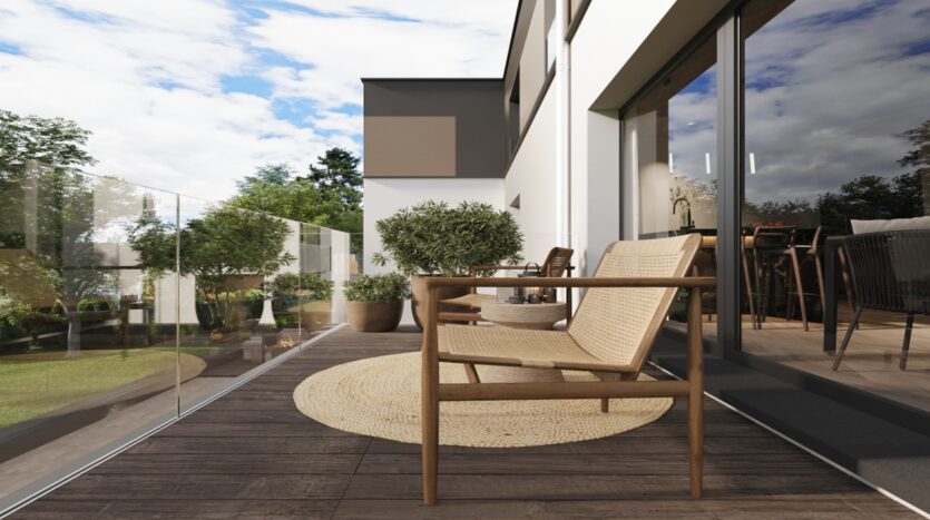 Appartement 2 chambres avec terrasse exposée ouest