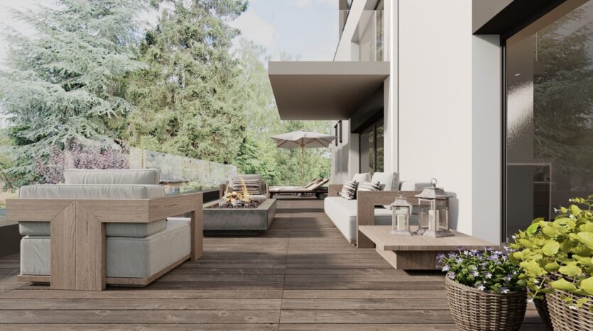 Appartement 3 chambres avec terrasse exposée ouest